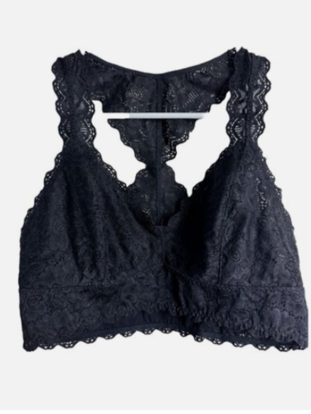 Free People Lingerie Long Line Lace Bralette